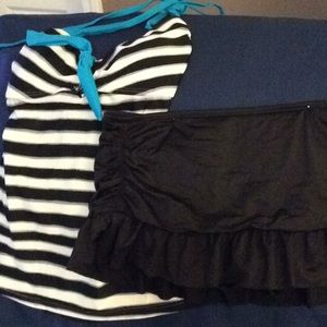 Two piece bathing suit